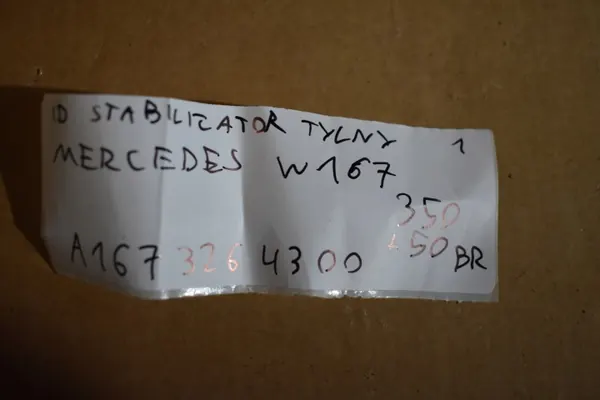 Bakre stabiliseringsstag OEM A1673264300 för Mercedes image 3