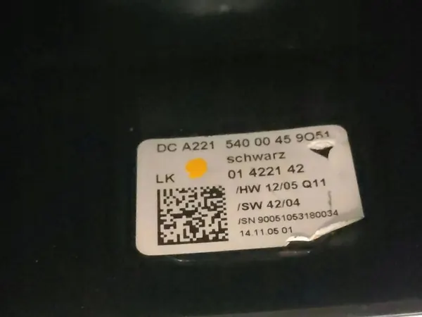 Combinatieschakelaar Mercedes-Benz S W221 2006 A2215400045 image 6