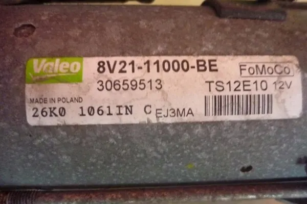 Motor de arranque FORD FIESTA VI gasolina 60kW 2011 OEM 8V2111000BE image 4