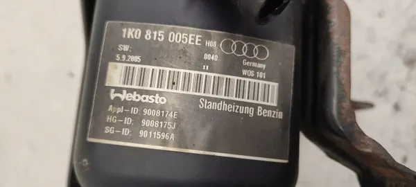 Webasto parkeerverwarming OEM 1K0815005EE Audi A3 8P image 9