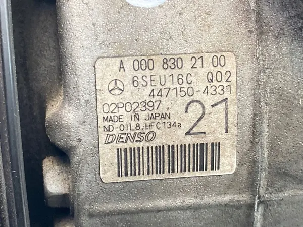 Compresor de aire acondicionado Mercedes E350 W212 A0008302100 image 6