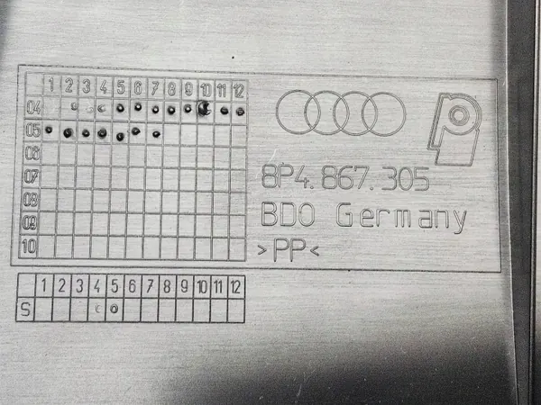 Dörrklädsel Vänster Bak Audi A3 8P OEM 8P4867305 image 8