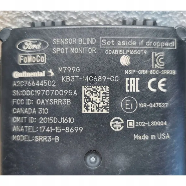 Sensor ángulo muerto Ford KB3T14C689CC trasero image 4