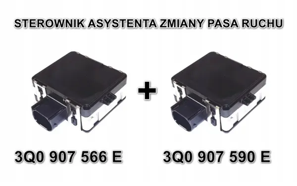 Audi / VW - ASSISTENTE DE MUDANÇA DE FAIXA 3Q0907566E + 3Q0907590E image 1
