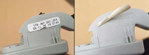 Linker Zonnekap met Clip / VW Touran I - Goede Staat image 2