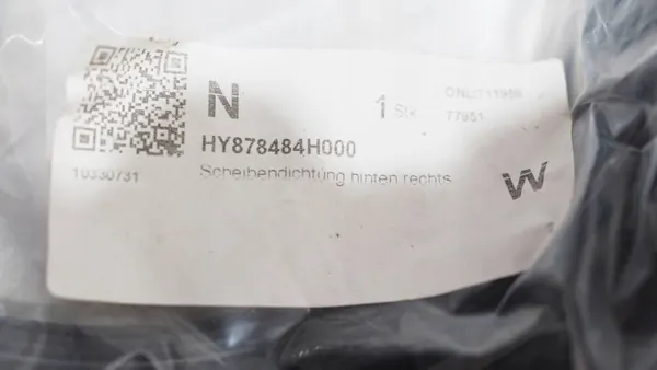 OEM 878484H000 Rechter achter raamrubber voor Hyundai H-1 image 3