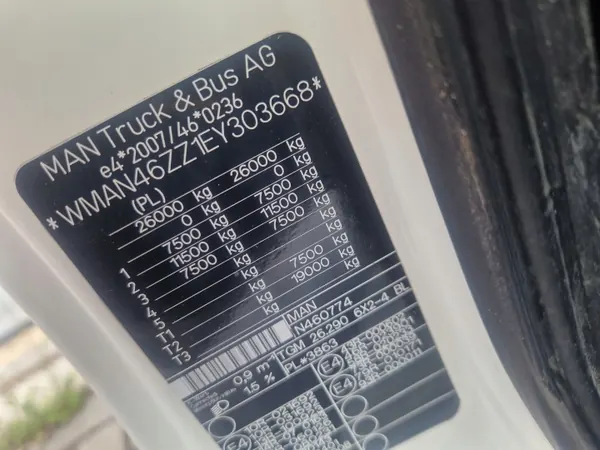 MAN TGL/TGM daghytt OEM 81.60000-7786 Begagnad image 6
