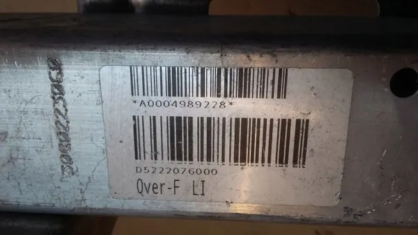 Panneau Zone d'Écrasement Gauche BMW i3 OEM D5222076000 image 4