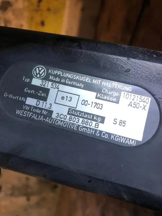 Attelage OEM 321534 pour VW Passat B6 2005-2010 Break image 7