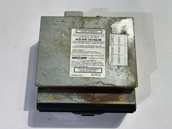 Rádio usado OEM 7614698 para Harley Davidson Touring image 8