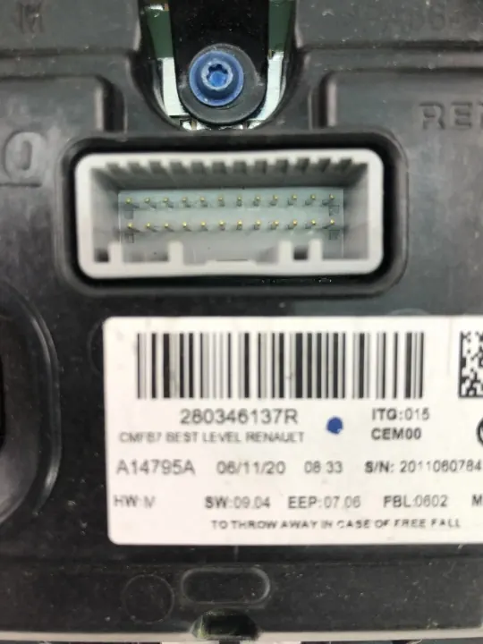 Écran de navigation OEM 280346137R pour Renault Clio V image 4