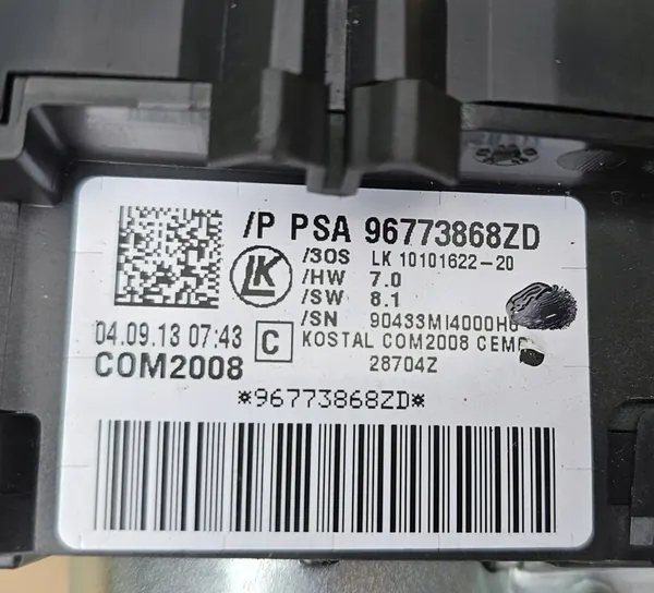 CITROEN C3 II Combinatieschakelaar image 3