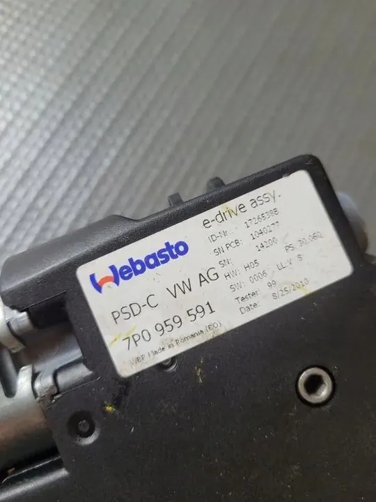 Módulo de teto solar VW Touareg 3.0L Diesel 2011 image 2