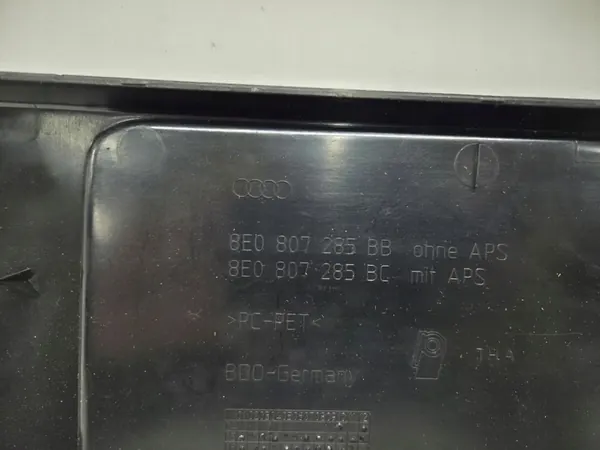 Suporte de placa dianteira AUDI 8E0807285BB image 3