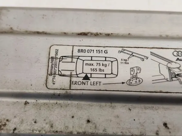 Audi OE 8R0071151G Dachgepäckträger Querstrebe - Gebraucht image 9