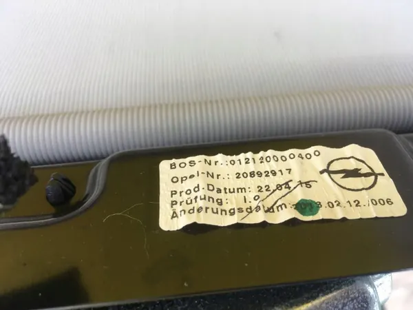 Techo Solar Opel Zafira C OEM 20892917 image 6