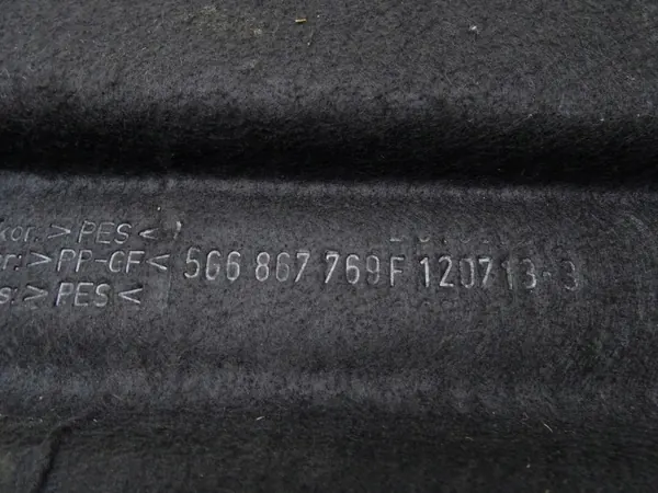 Achter bagagerekplank OEM 5G6867769F voor VW Golf VII HB image 8