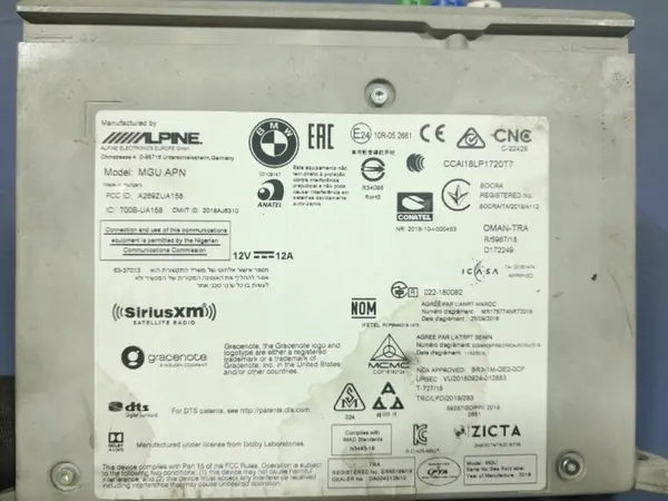 Unité de navigation BMW MGU OEM 5A12E91 pour Série 2 image 5