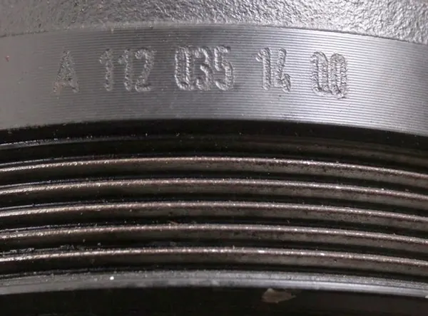 Polia do virabrequim Mercedes SL R230 3.5 A1120351400 image 10