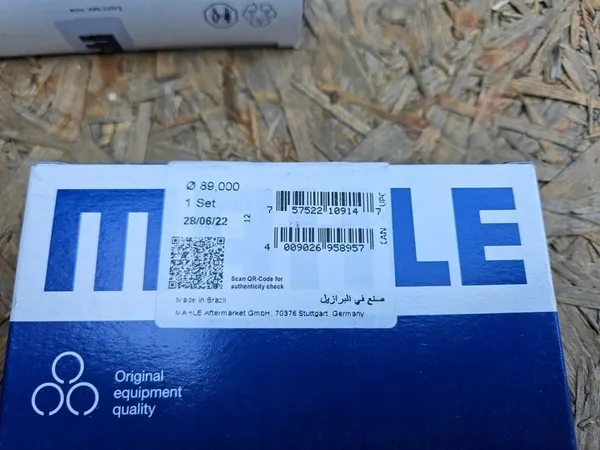 Conjunto de anéis de pistão Mahle 011 RS 00109 0N0 image 4