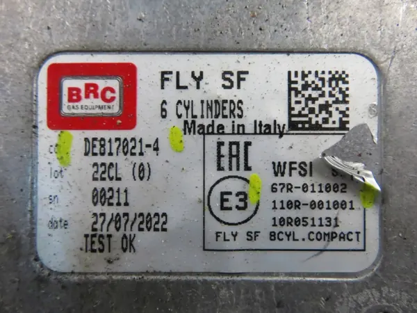 Controlador LPG BRC DE817021-4 para 6 Cilindros image 3