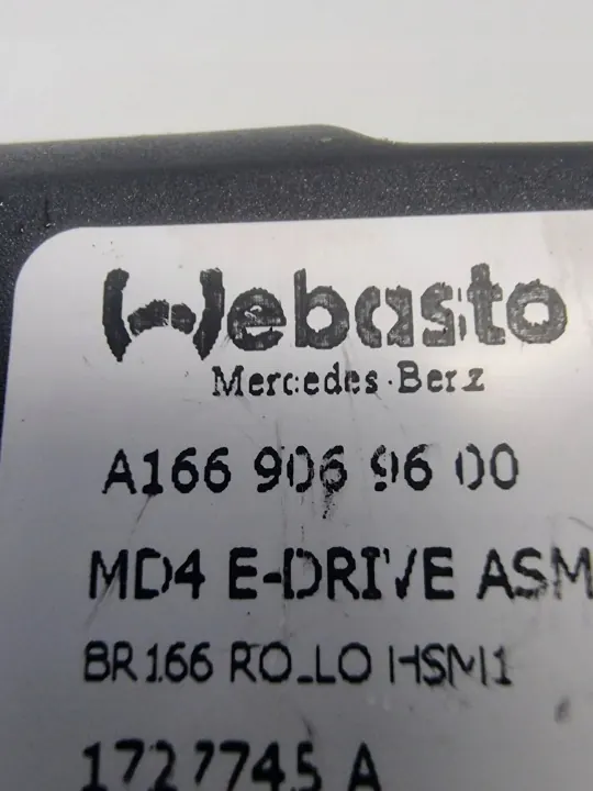 Motor de techo solar OEM A1669069600 Mercedes GLE W166 image 5