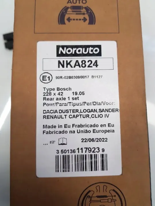 Remblokken achter OEM 90R-02B0309 voor Renault image 9