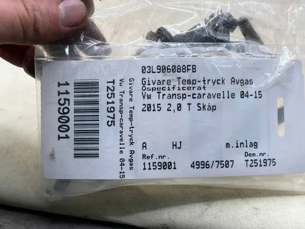 VW Avgastemperatursensor 03L906088FB image 3