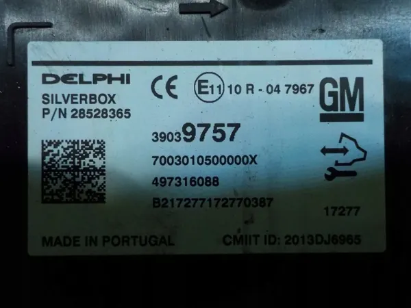Amplificador de rádio OEM 39039757 para Opel Insignia A image 4