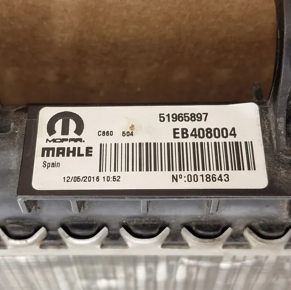 Radiador de refrigerante Fiat 500X Jeep Renegade 1.6 image 3