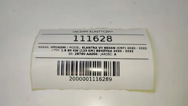 Avgasflexrör OEM 28780 AA000 för Hyundai Elantra image 6