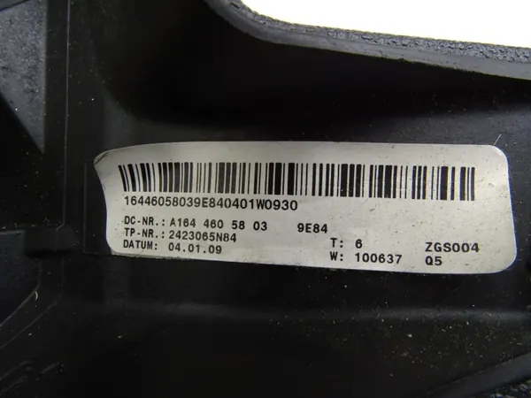 Lederlenkrad Schwarz OEM A1644605803 Mercedes image 9