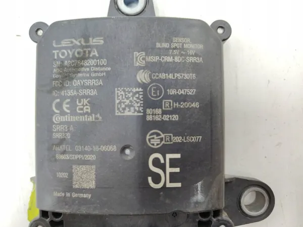 Module Capteur Angle Mort Lexus OEM 80162-02120 image 3
