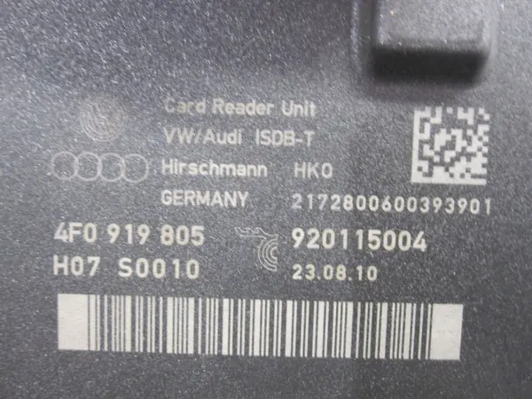 Audi OE Kartenleser Tuner TV OEM 4F0919805 image 7
