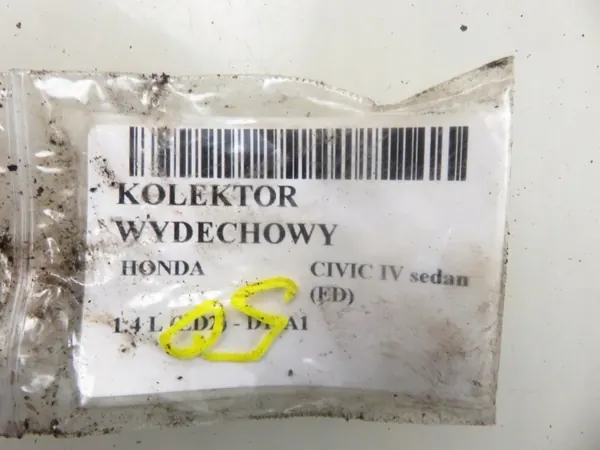 Colector de escape Honda Civic IV 1.4L OEM D14A1 image 10