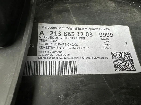 Parachoques delantero MERCEDES W213 E-CLASS LIFT AVANTGARDE image 6