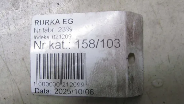 Mercedes EGR-putki OEM A6541400260 - Käytetty image 4