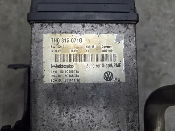 VW T5 Webasto pysäköintilämmitys OEM 7H0815071G image 3