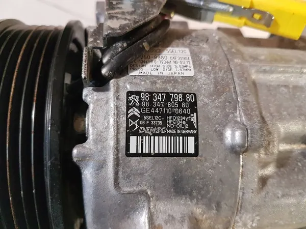 Compresor de Aire Acondicionado Peugeot 308 Citroen C3 1.2THP image 3