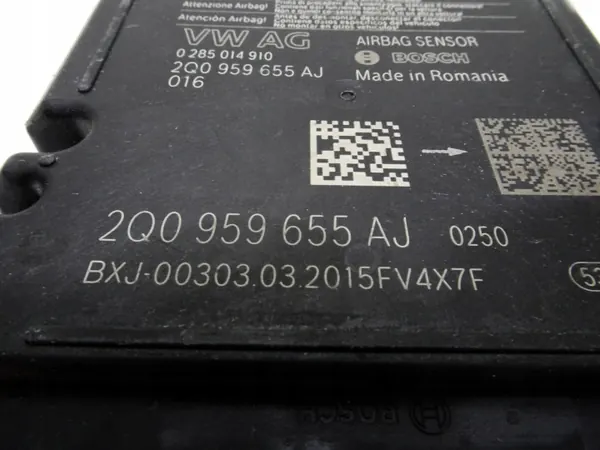 Módulo Sensor Airbag OEM 2Q0959655AJ - Usado image 4