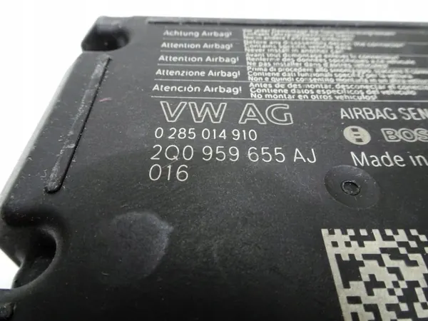 Módulo Sensor Airbag OEM 2Q0959655AJ - Usado image 5