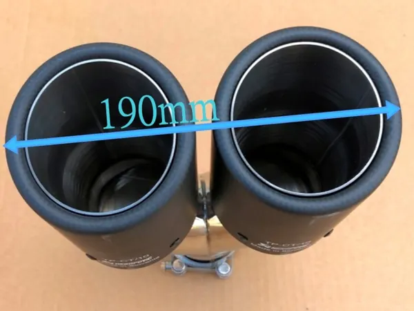 Dubbel Sportavgasspjuts 61mm Inlopp 190mm Utlopp image 5