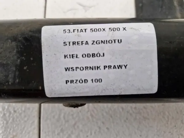 Suporte de zona de compressão dianteira direita FIAT 500X OEM WSDERTGHGRFED image 3