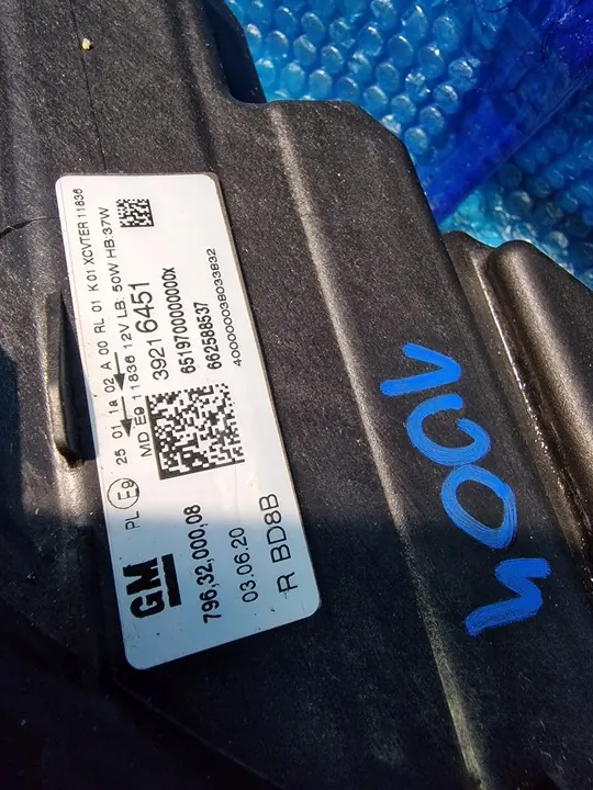 Opel OE 39216451 ajovalo image 6