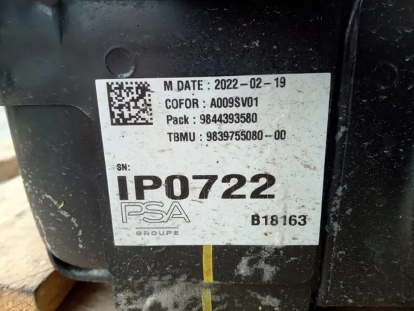 Batterie OEM 9844393580 pour Opel Grandland 1.6 THP image 5