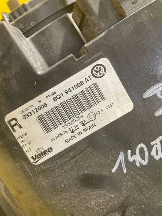 VW POLO IV FAROL ESQUERDO 6Q1941008AT image 5