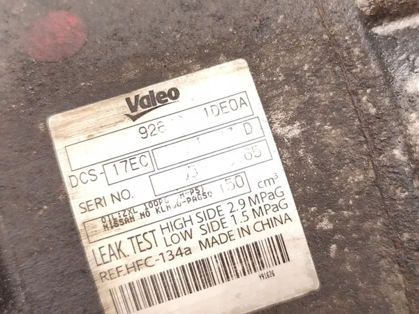 Compressore A/C Nissan X-Trail 2.0 dCi Diesel OEM 92600-1DE0A image 7