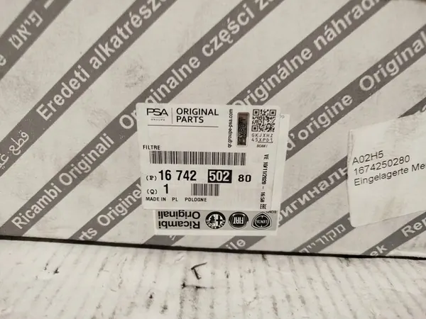 Polttoainesuodattimen Kotelot Fiat Ducato Jumper Boxer III OEM 1674250280 image 3