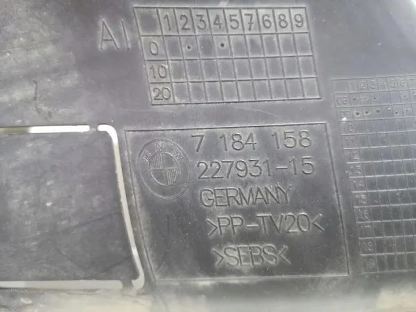 BMW OE Kühlerlüfterabdeckung OEM 7184158 - Gebraucht image 4