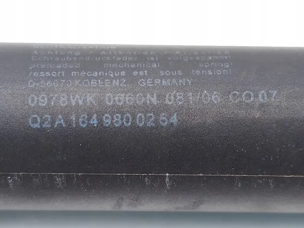 Mercedes-Benz GL-Class Heckklappendämpfer OEM A1649800264 image 7